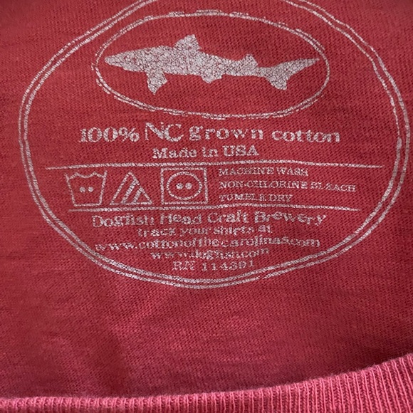 Dogfish Head Red Graphic T-Shirt - Picture 4 of 4